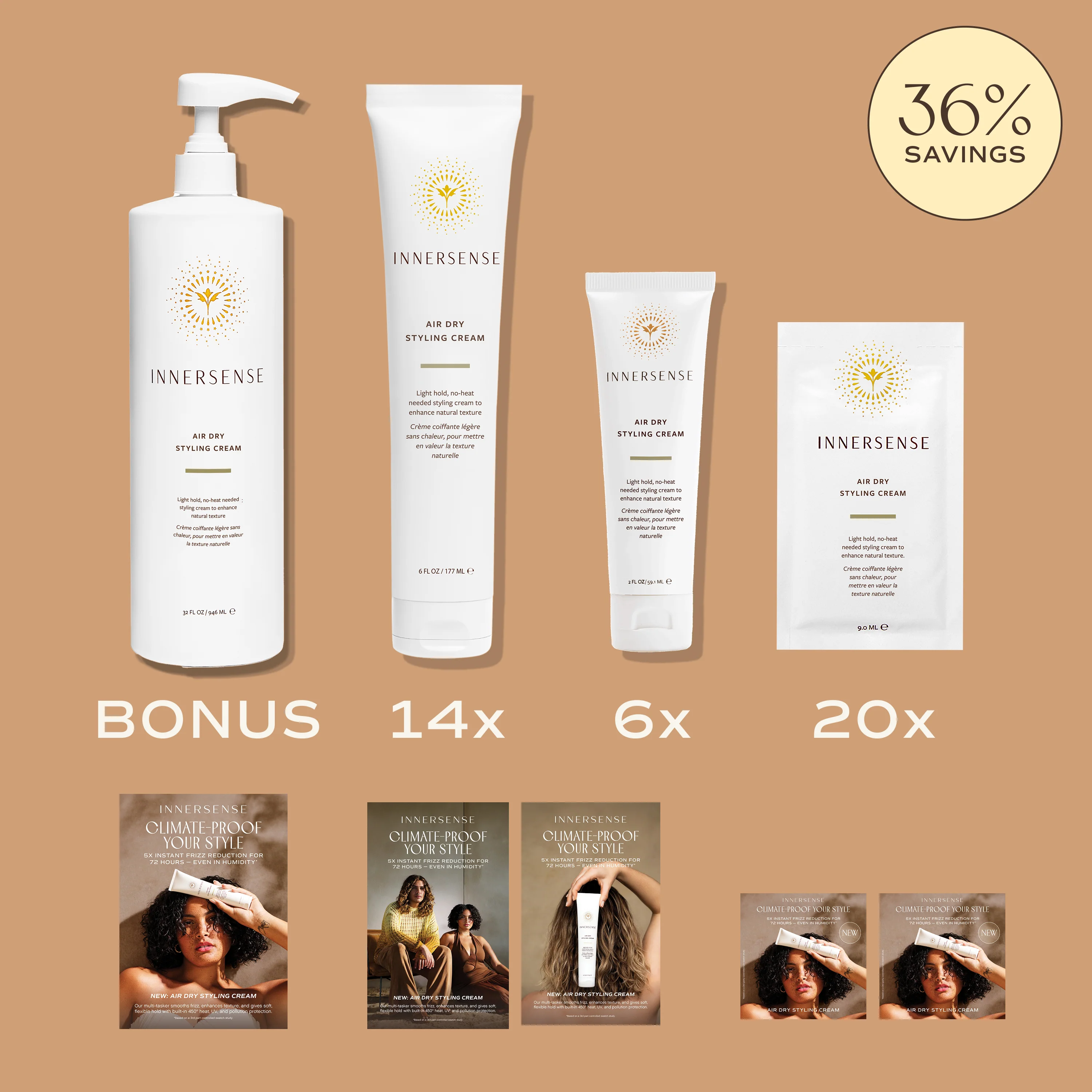 Air Dry Styling Cream Amplify New Product Bundle